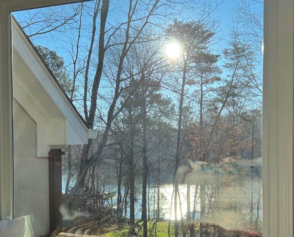 Master Bedroom View with NEW Picture Window