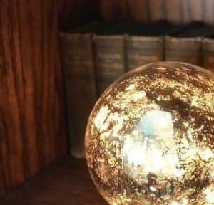 Mercury Glass Globes from West Elm
