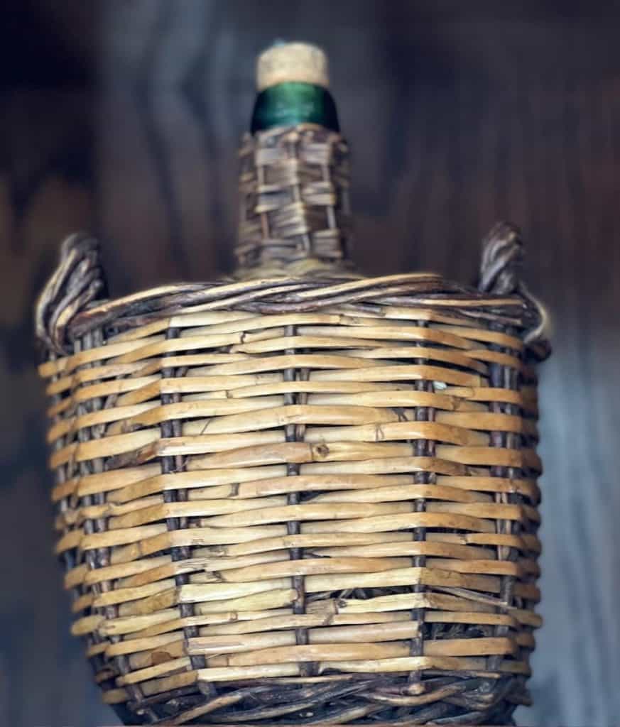 Woven Basket Jar Decor