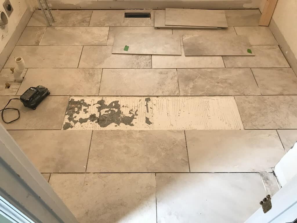 Laundry Tile Rip Up