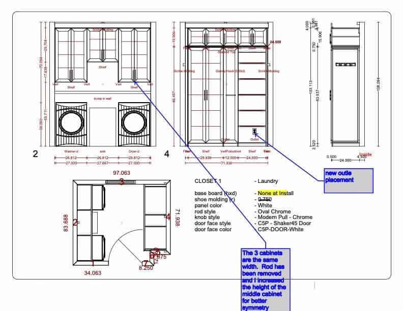 Laundry Room Blueprint Update