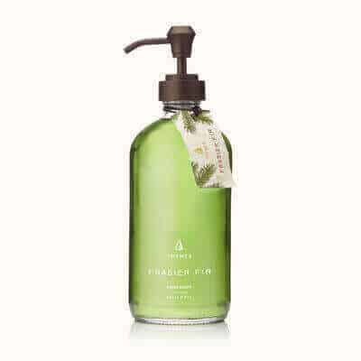 Frasier Fir Hand Soap From Thymes in Glass Bottle