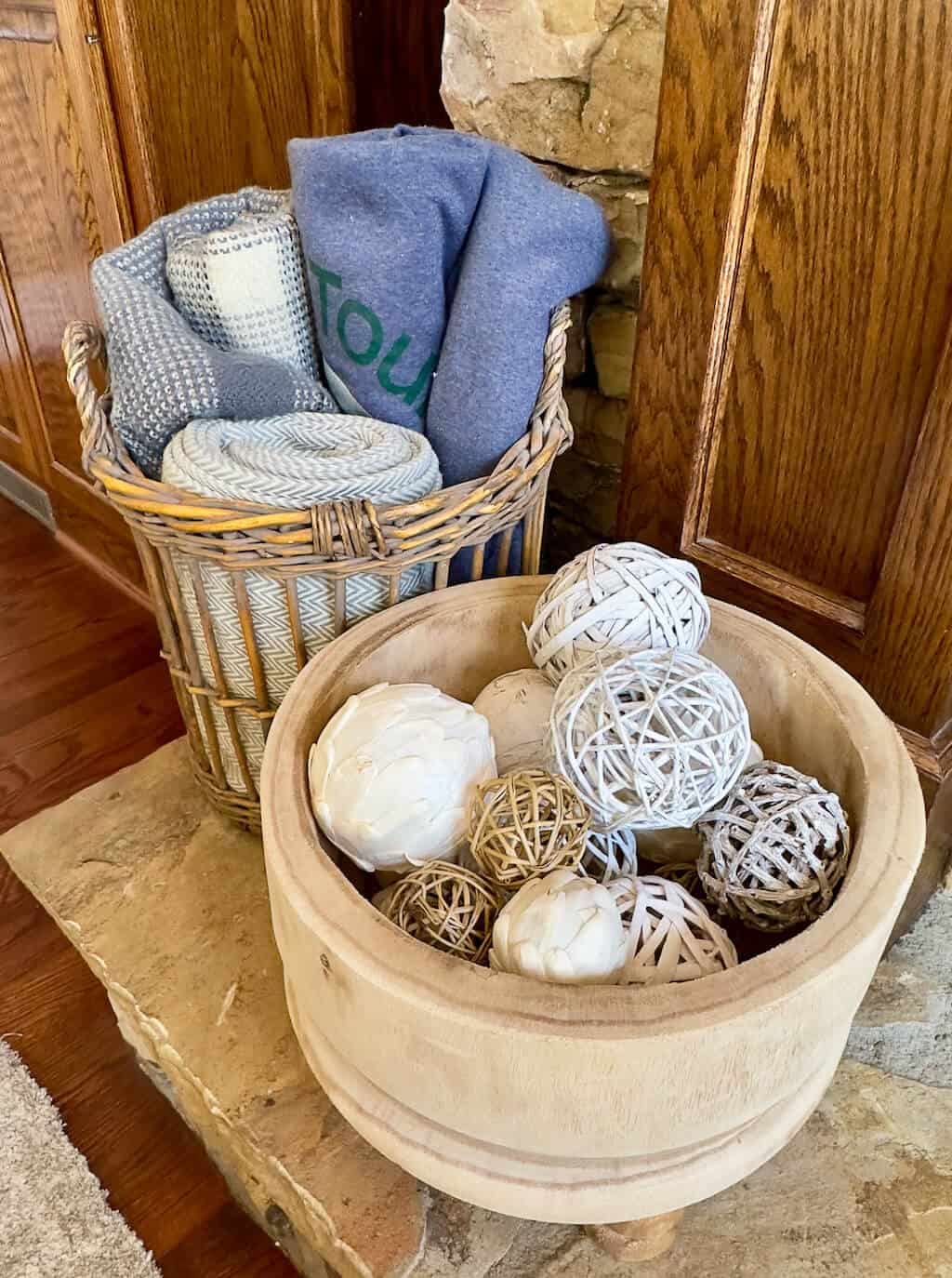 Basket for Blankets