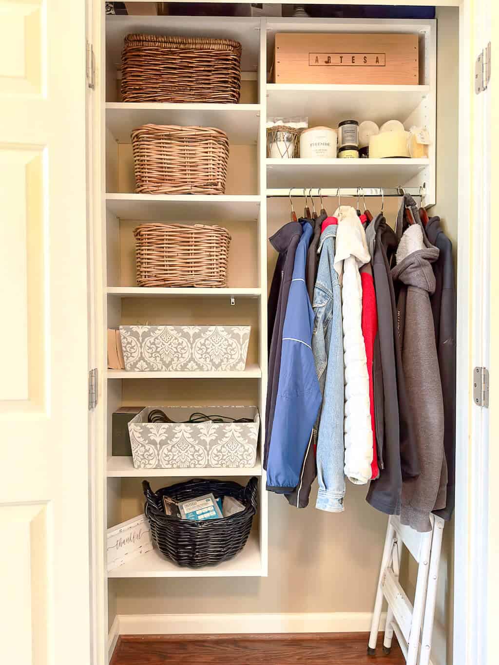 Coat Closet Organization