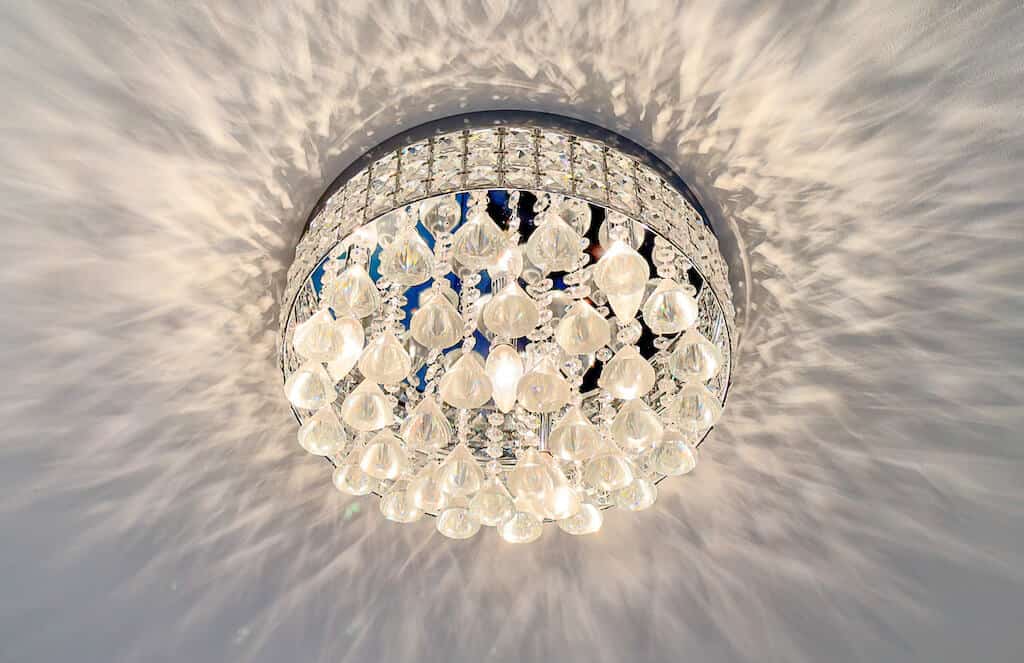 Laundry Room Light with Bling