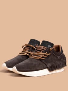 Esseutesse Leather Fringe Sneaker