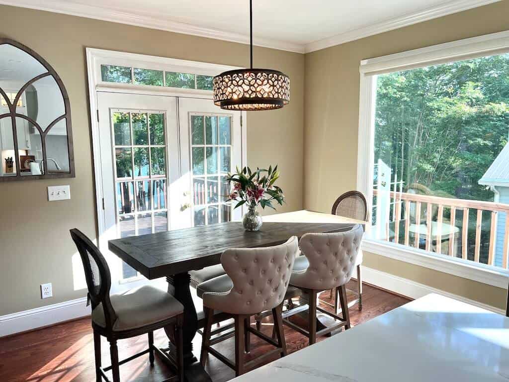 Dining Area Makeover & Remodel