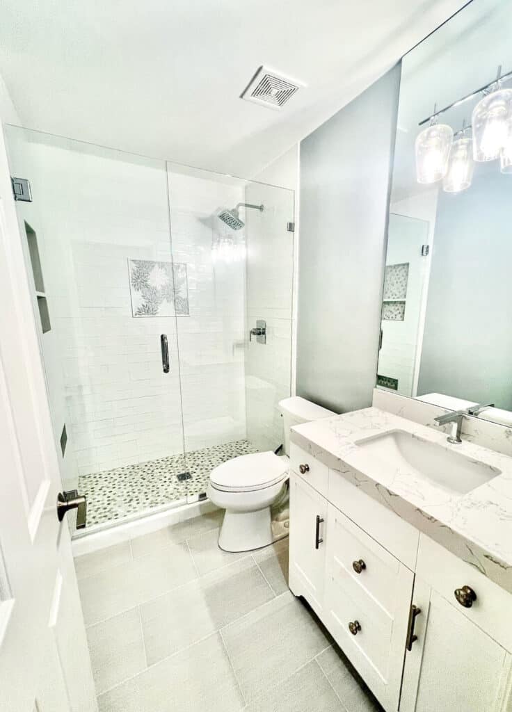 Guest & Secondary Bathroom Remodeled