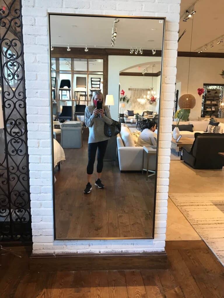 Large Mirror for Space Illusion