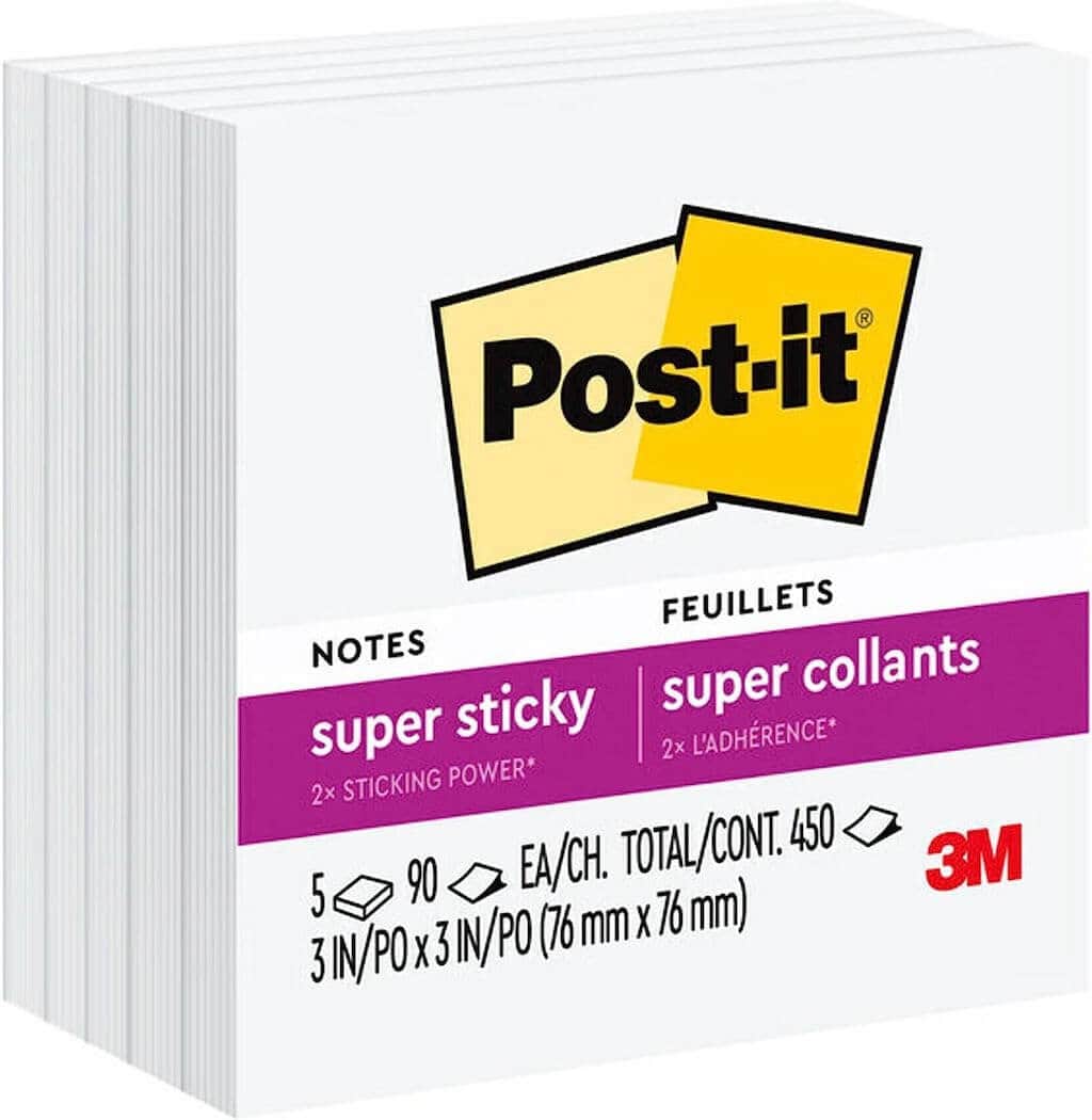 White Post It Notes
