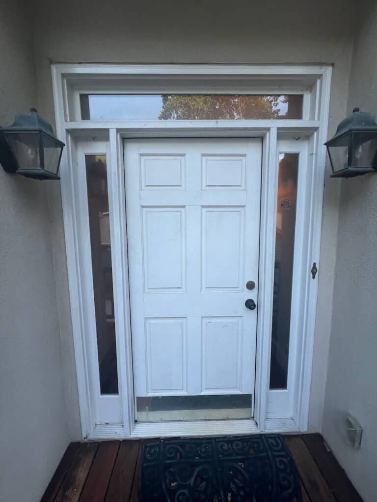 Old Front Doors from the outside