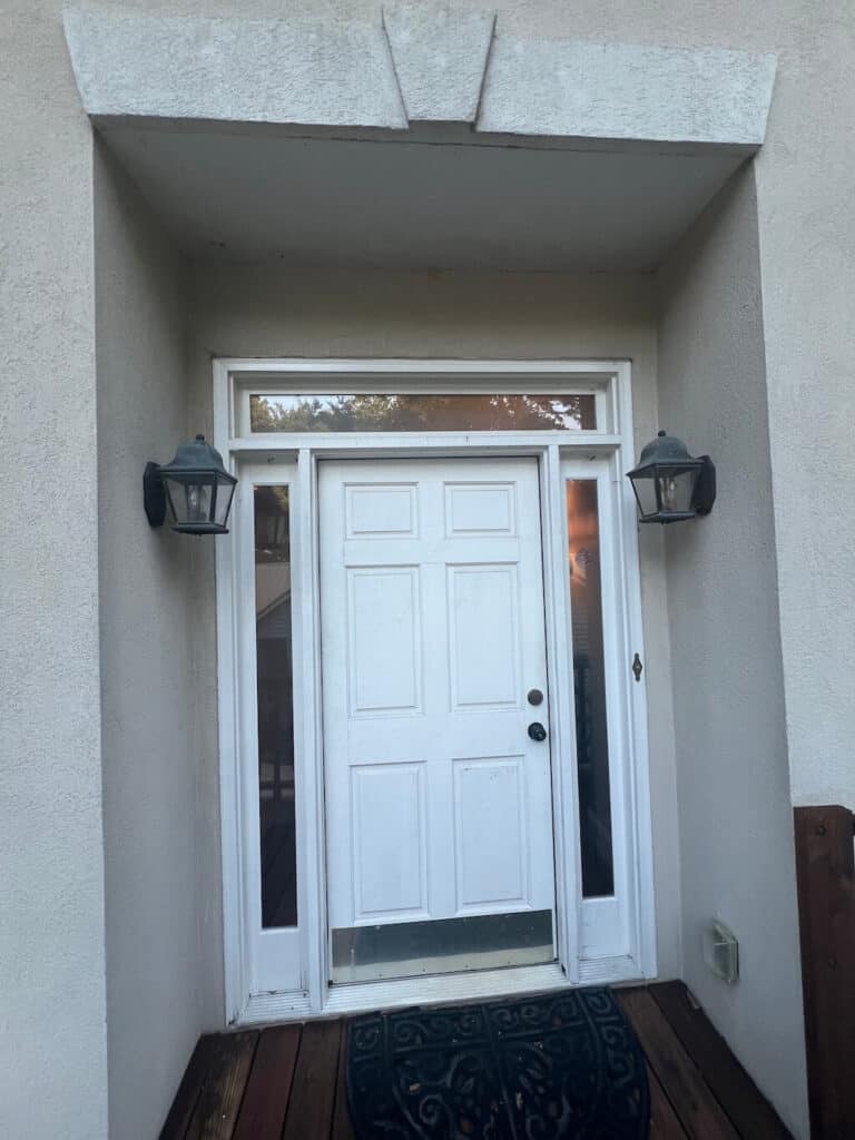 Old Front Doors from the outside