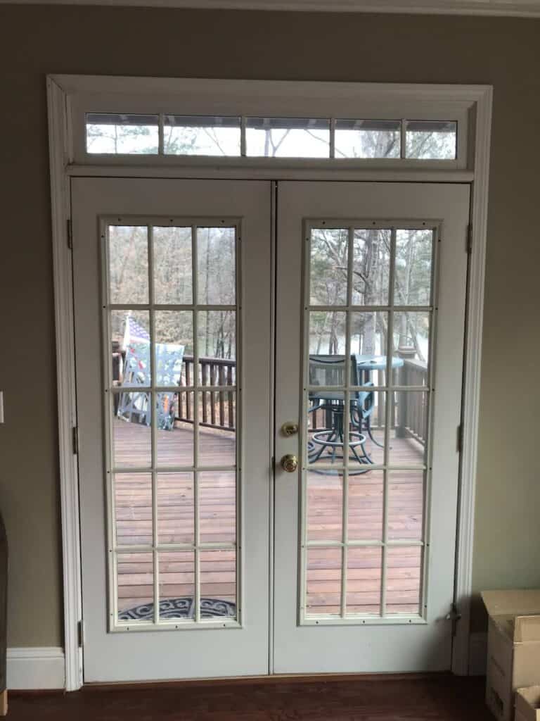 Old Dining Doors with Transom