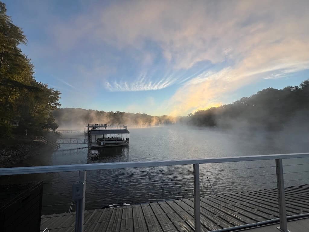 Sunrise on the dock