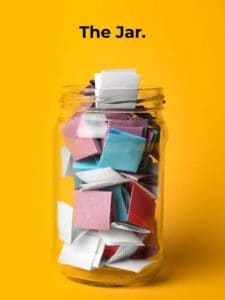 The Jar full of papers