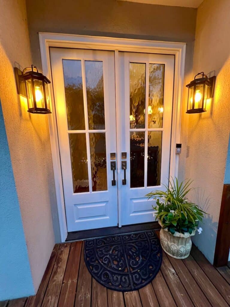 Front Door with Old Decking