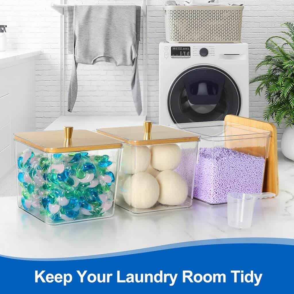 arge Laundry Containers with Lid