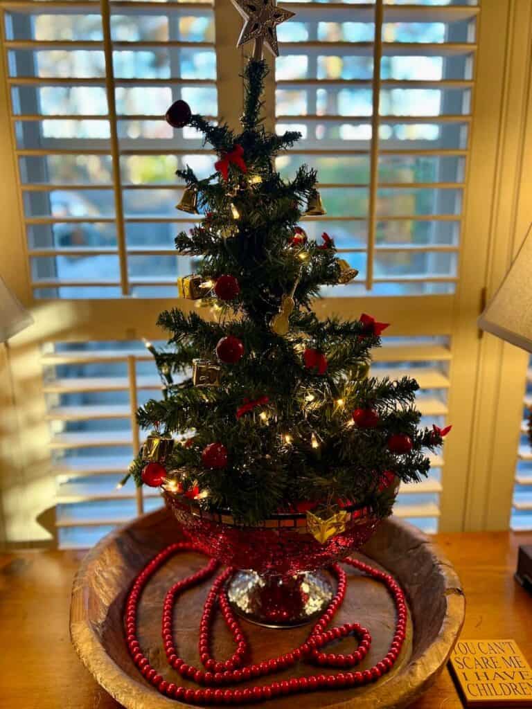 Mini Lit Christmas Tree