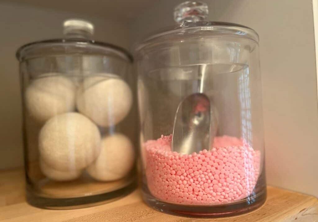 Glass Canisters for Laundry Room