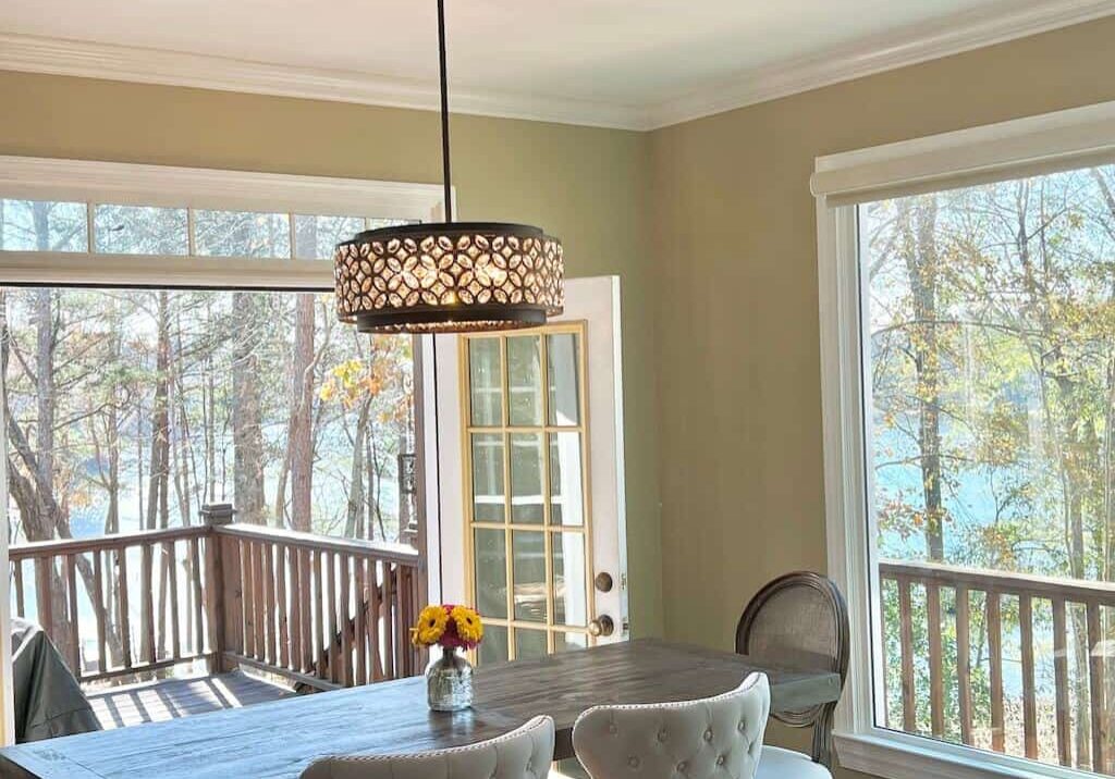 Dining Area With Picture Window