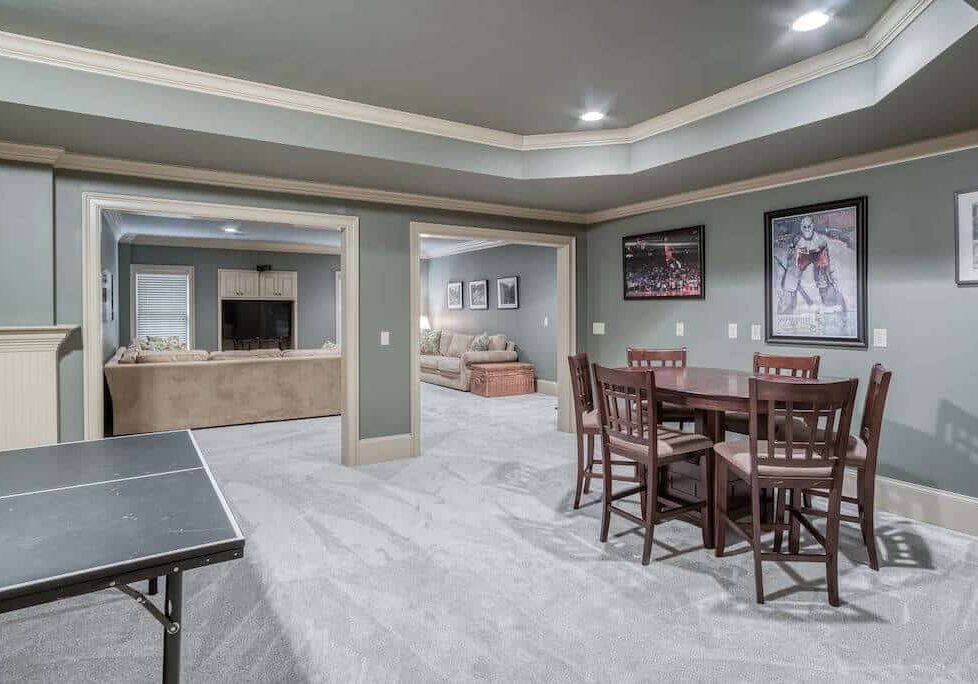 John's Creek Terrace Level/Basement Game Room