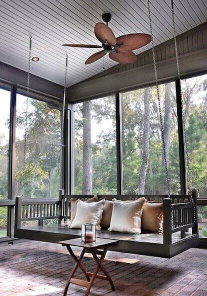 Shed Roof Screened Porch with Paint