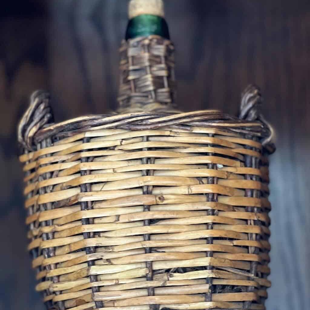 Woven Basket Jar Decor